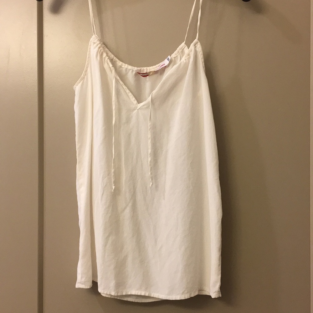 Amanda Uprichard cream cami/ sleeveless blouse